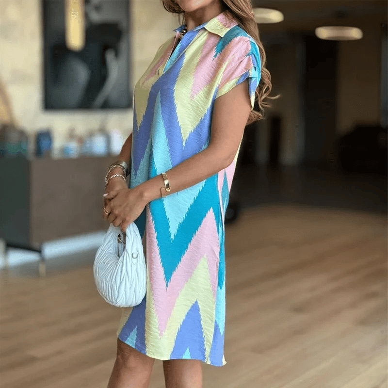 2025 New Design💕🎁Charming Women's Dress with Loose Fit and Print