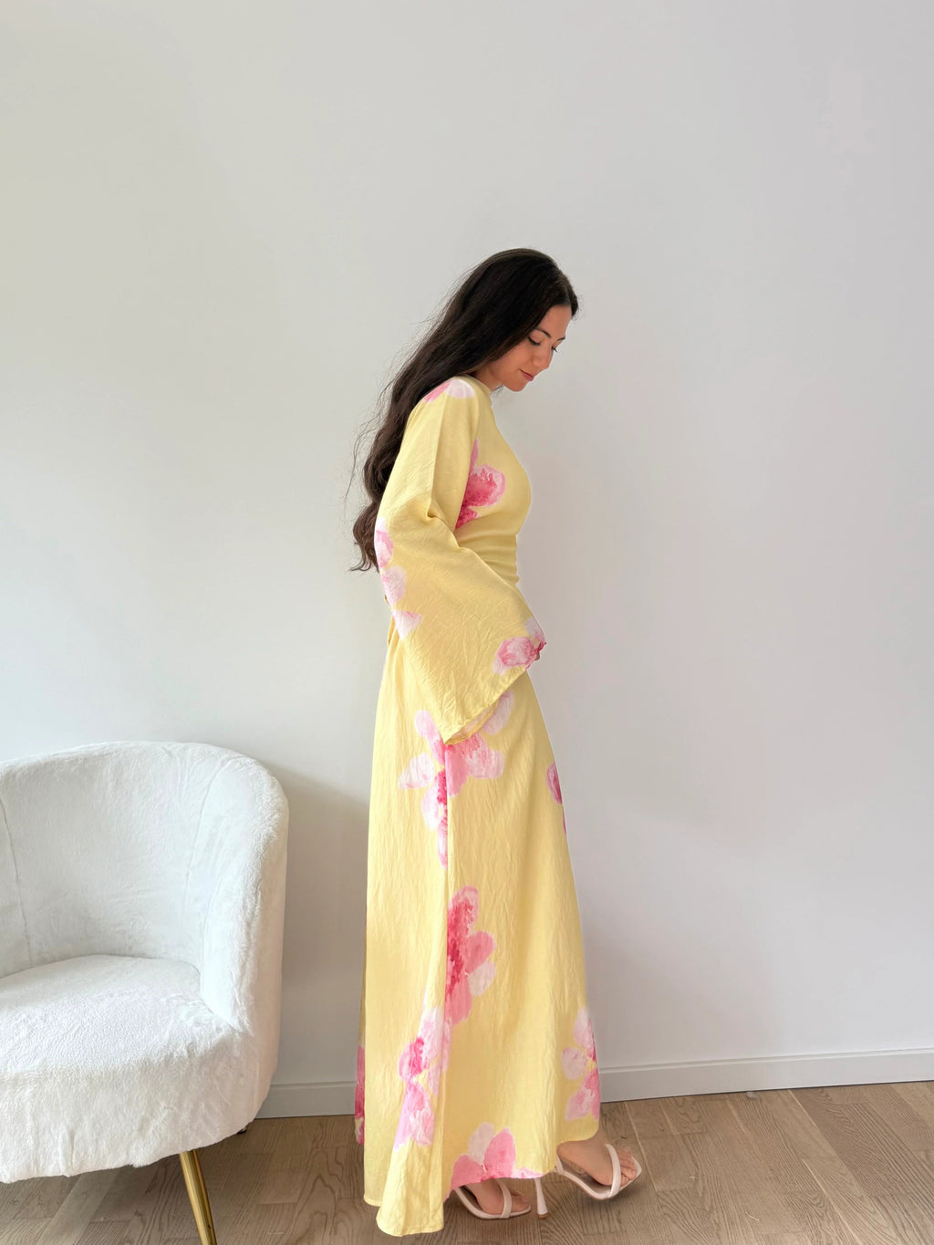 Almost Gone! Ankle-Length Floral Maxi Dress(BUY 2 FREE SHIPPING)