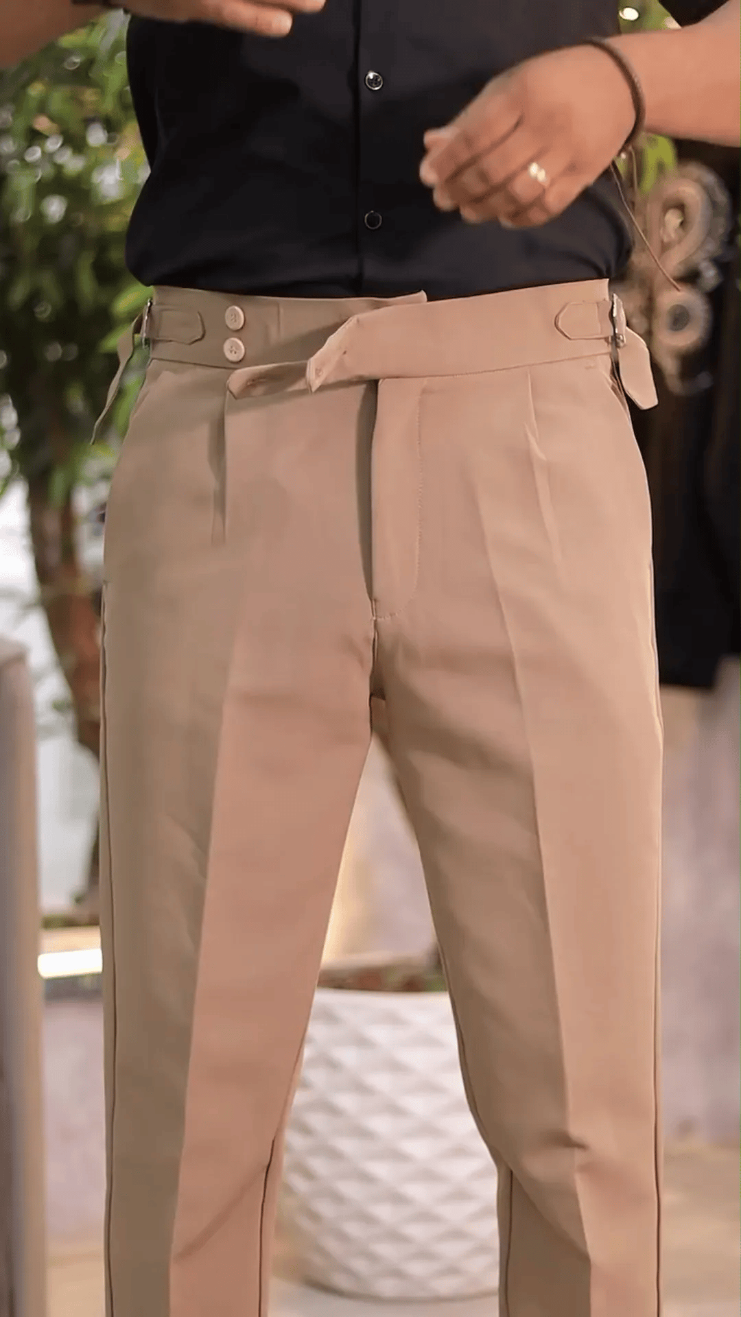 Men's Napoli Slim Fit Stretch Suit Pants | Tailored Business Casual Pants For The Office And Travel