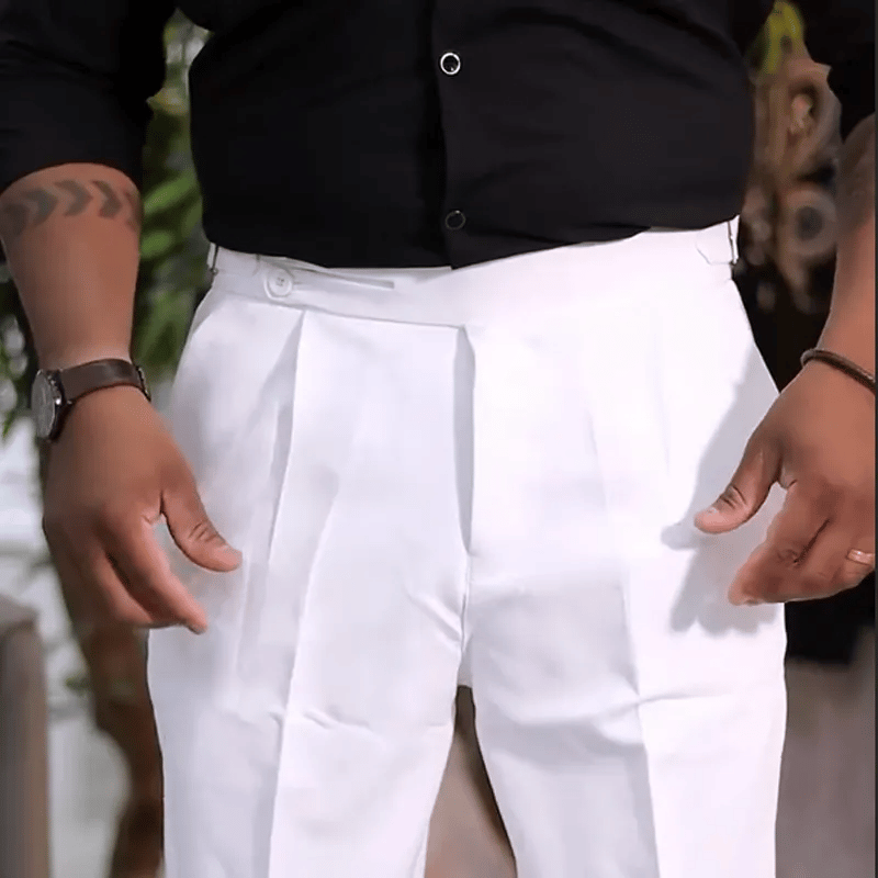 Men's Napoli Slim Fit Stretch Suit Pants | Tailored Business Casual Pants For The Office And Travel