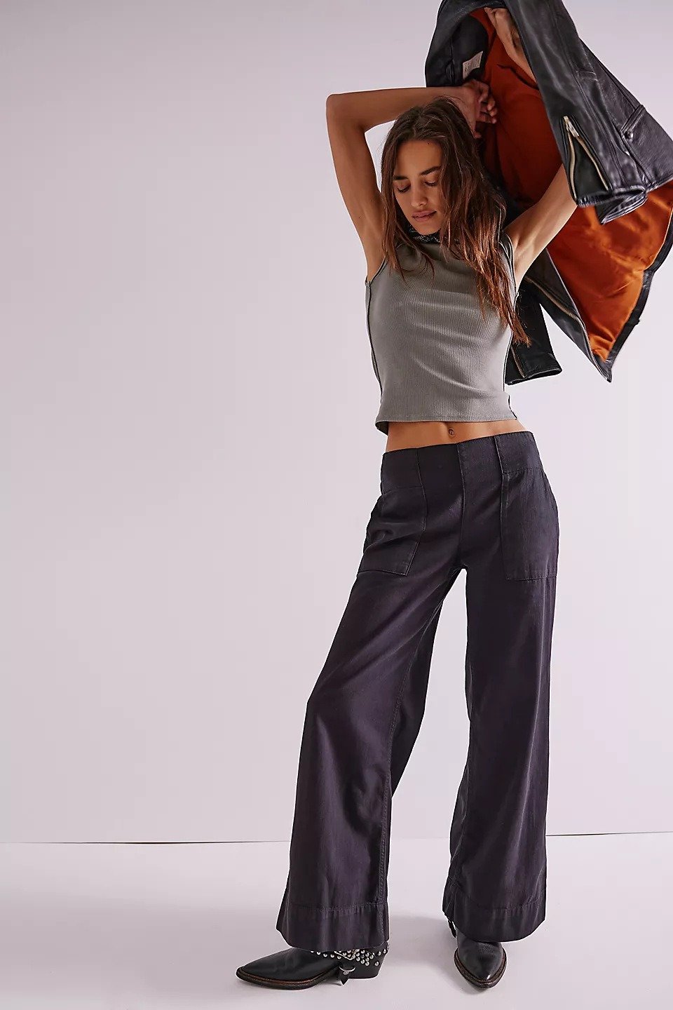 Breezy Denim Pull-On Jeans (Buy 2 Free Shipping)
