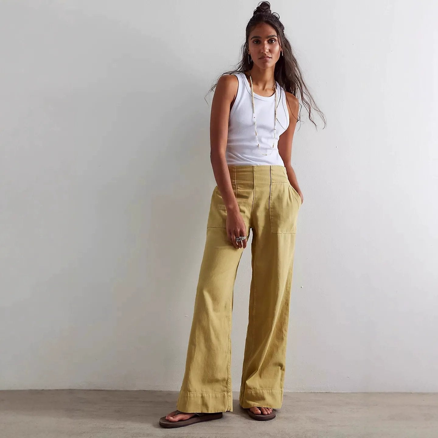 Breezy Denim Pull-On Jeans (Buy 2 Free Shipping)