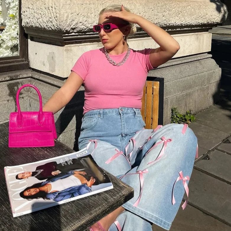 The Final Bow Down Wide Leg Jeans