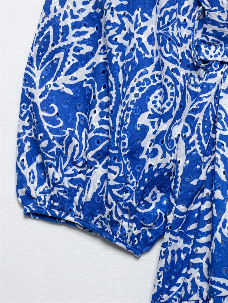 CHARLOTTE | Boho Belted Mini Dress