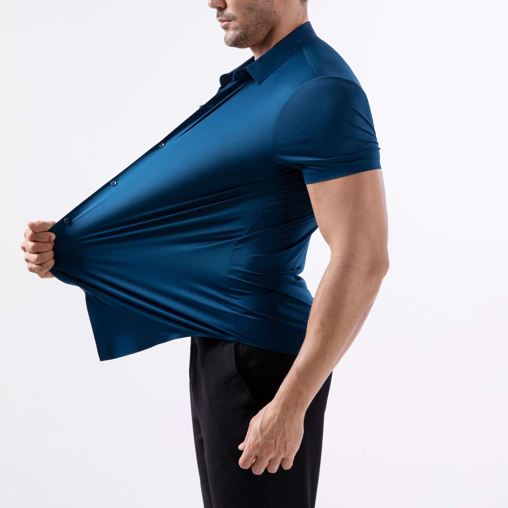 Men’s Slim Fit Stretch Wrinkle-free Shirt 🔥Buy 2 Free Shipping
