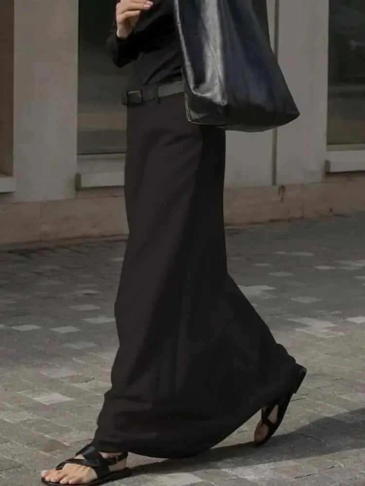 High Waist Long Skirt