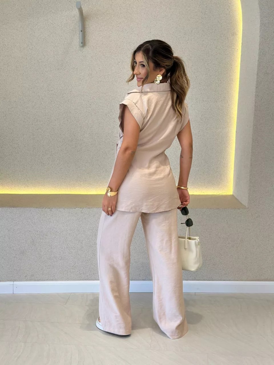 Chic Tie-Front Outfit Set