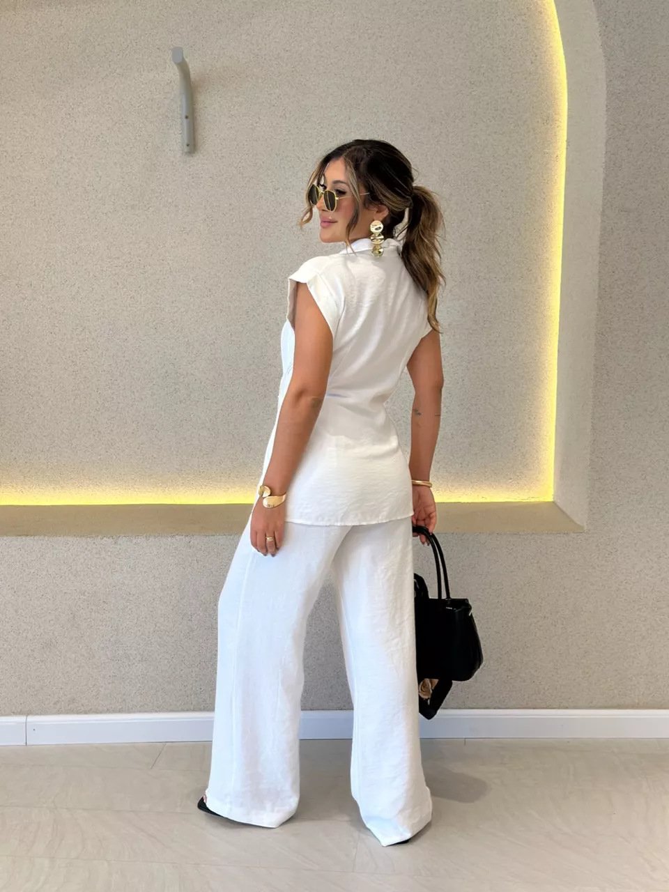 Chic Tie-Front Outfit Set