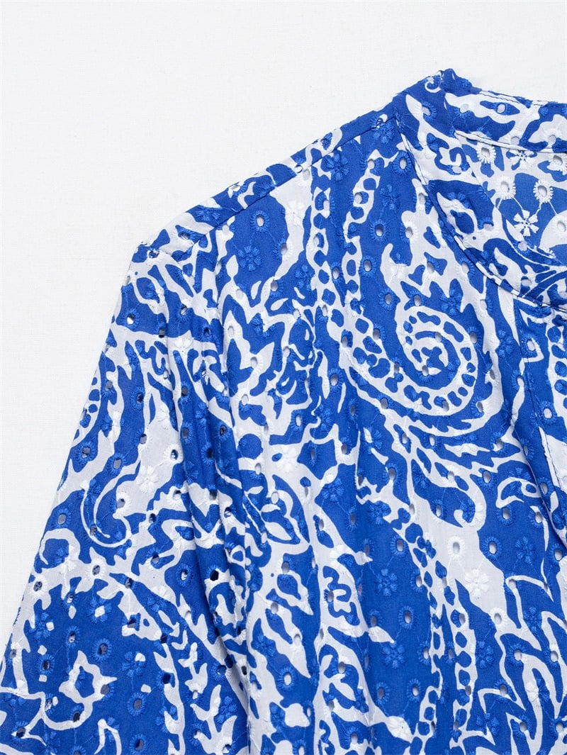 CHARLOTTE | Boho Belted Mini Dress