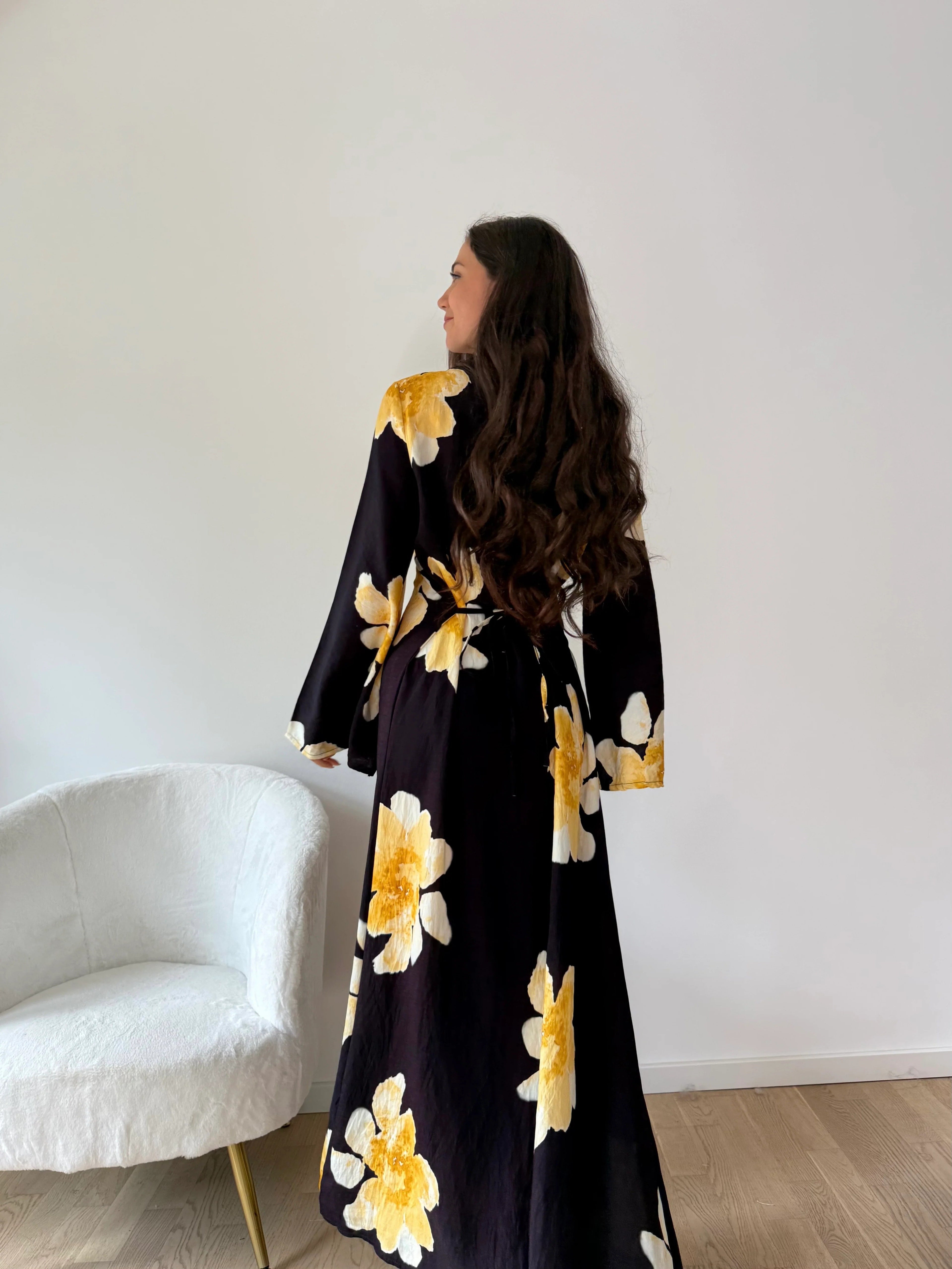 Almost Gone! Ankle-Length Floral Maxi Dress(BUY 2 FREE SHIPPING)