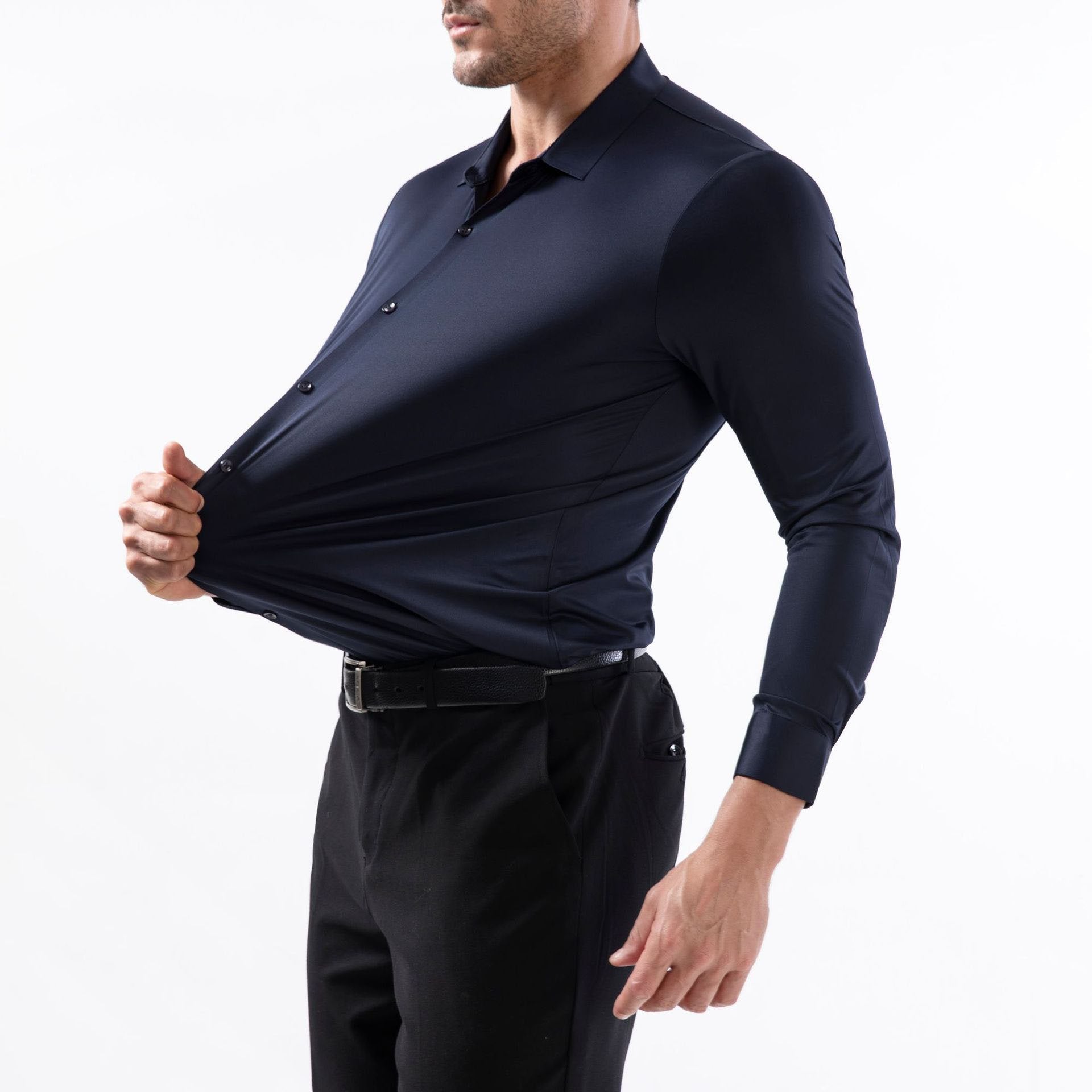Men’s Slim Fit Stretch Wrinkle-free Shirt 🔥Buy 2 Free Shipping
