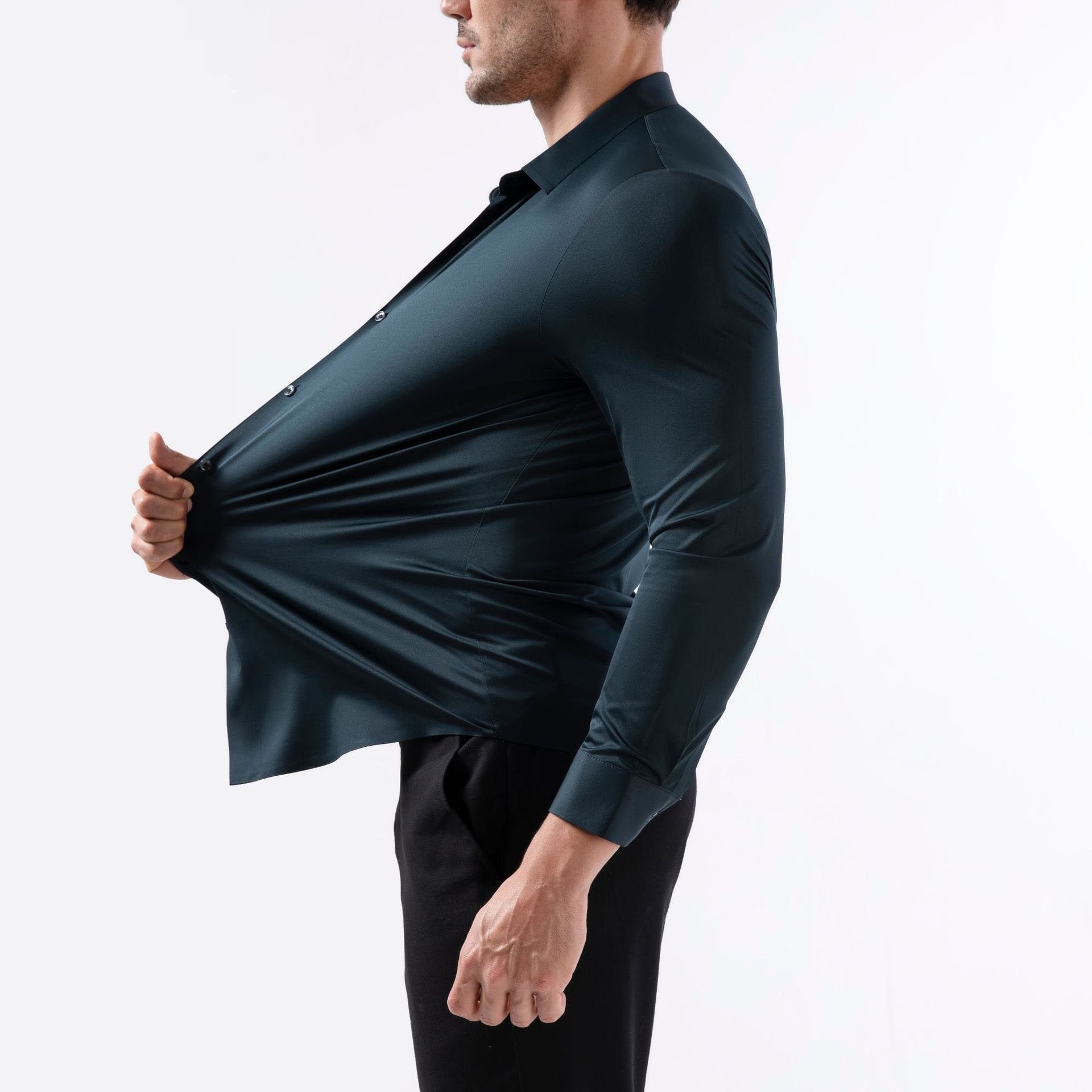 Men’s Slim Fit Stretch Wrinkle-free Shirt 🔥Buy 2 Free Shipping