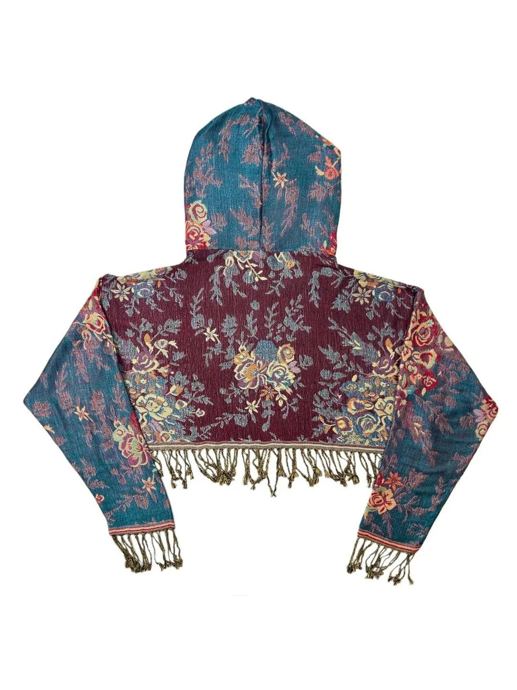 Cashmere Pashmina Cropped Hoodie(FREE SHIPPING)